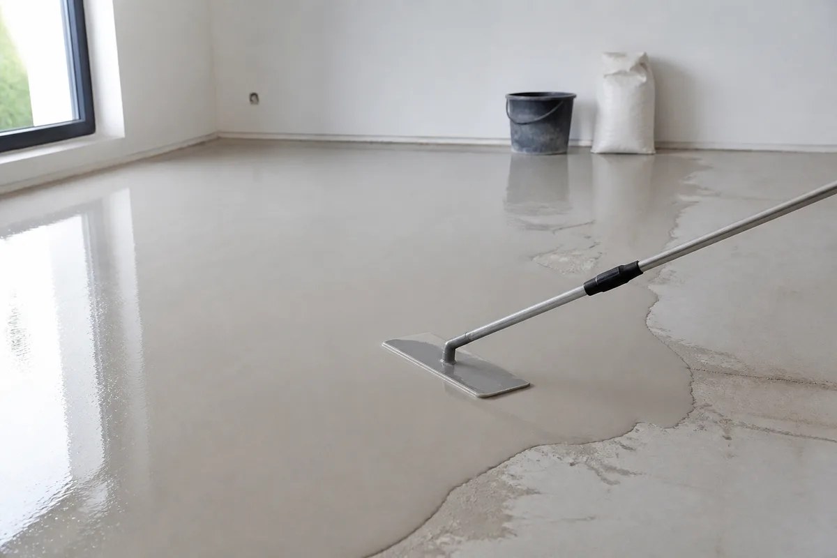Ragréage avant pose carrelage : épaisseurs et séchage