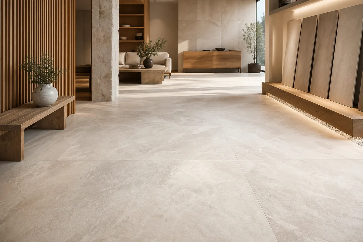 Carrelage intérieur : grès cérame, formats XXL et classement UPEC